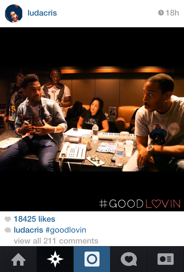 Instagram post promoting the Good Lovin studio session video